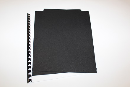 Black Leathergrain Binding Covers